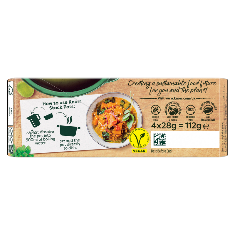 Knorr Vegetable Stock Pot, 4pcs