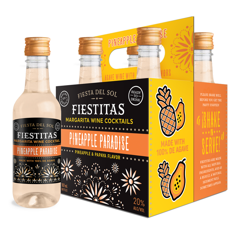 Fiestitas Pineapple Paradise 4pk 187ml