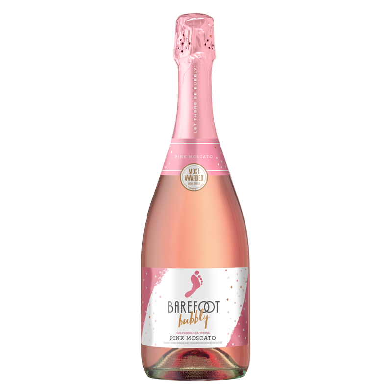Barefoot Bubbly Pink Moscato Champagne 750ml