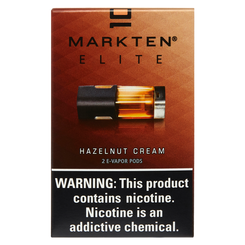 MarkTen Elite Hazelnut Cream E-Vapor Pods 2ct