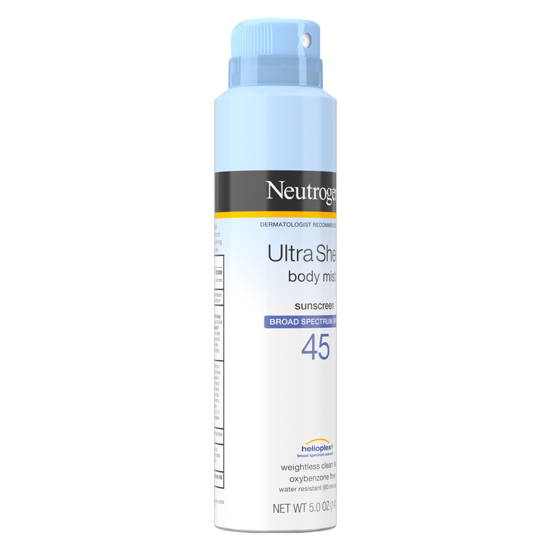 Neutrogena Ultra Sheer Lightweight Sunscreen Spray SPF 45 5oz