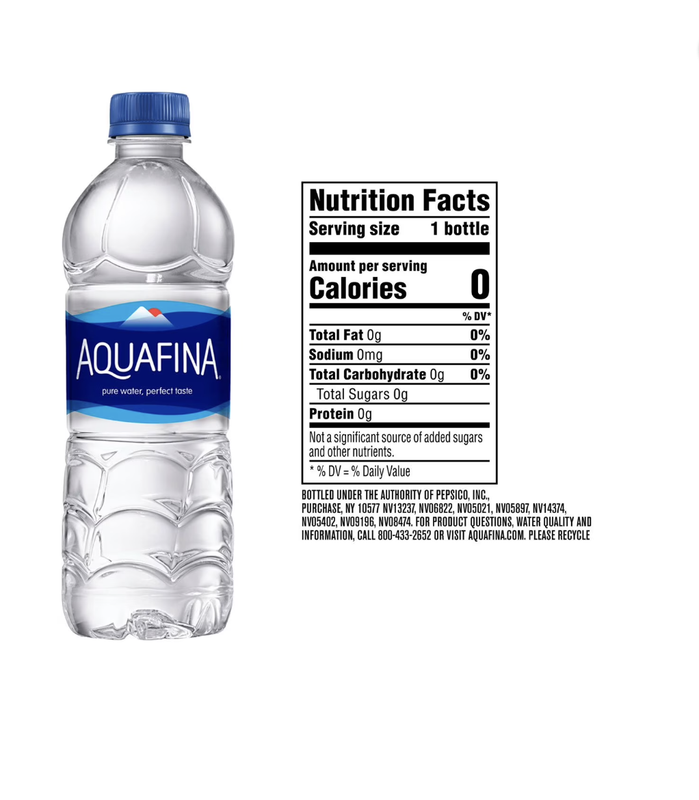 Aquafina Case Pack Water 16.9oz 24ct Btl
