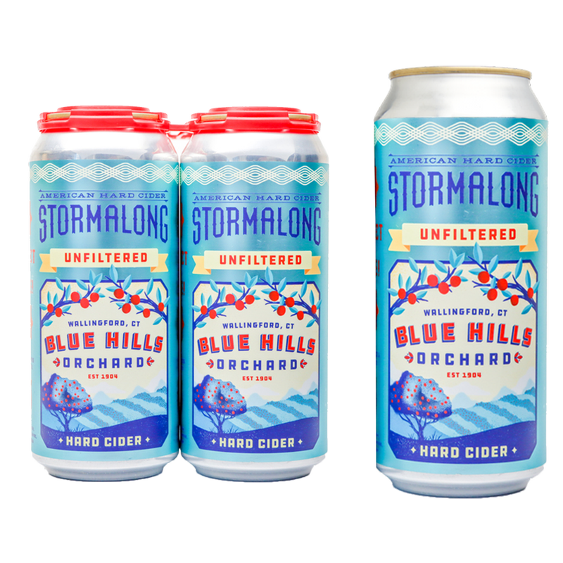 Stormalong Blue Hills Orchard Unfiltered 4Pk 16z Can