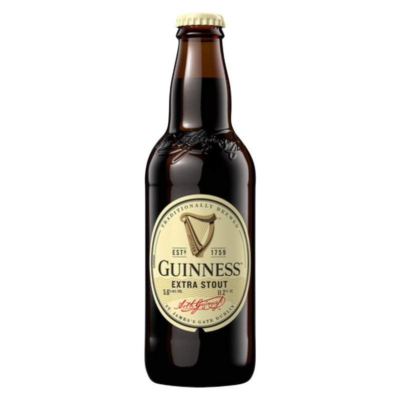 Guinness Extra Stout 6pk 11.2oz Btl 5.6% ABV