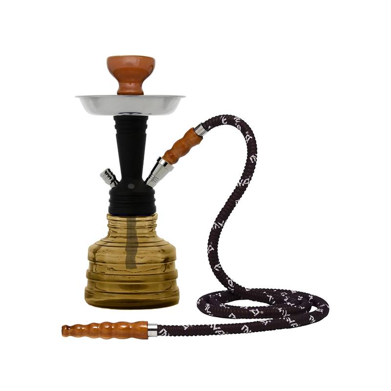 Mya Saray PIA Black Stem Hookah-Colors may Vary