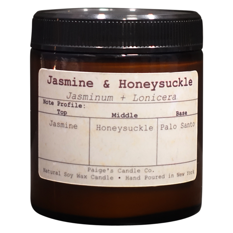 Paige's Candle Co. Jasmine & Honeysuckle Taxonomy Candle 4oz