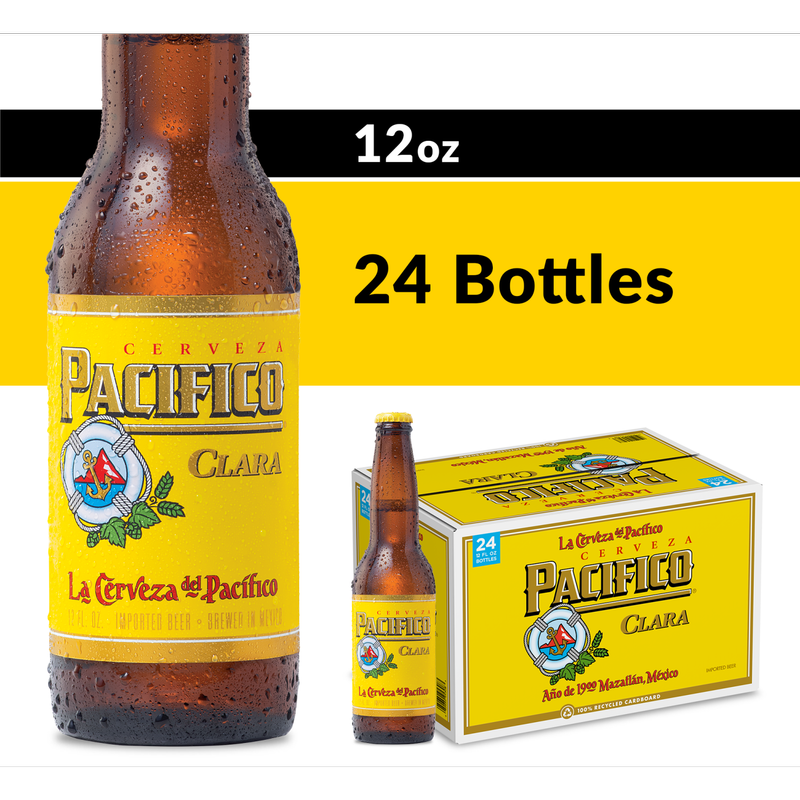 Pacifico 24pk 12oz Btl 4.4% ABV