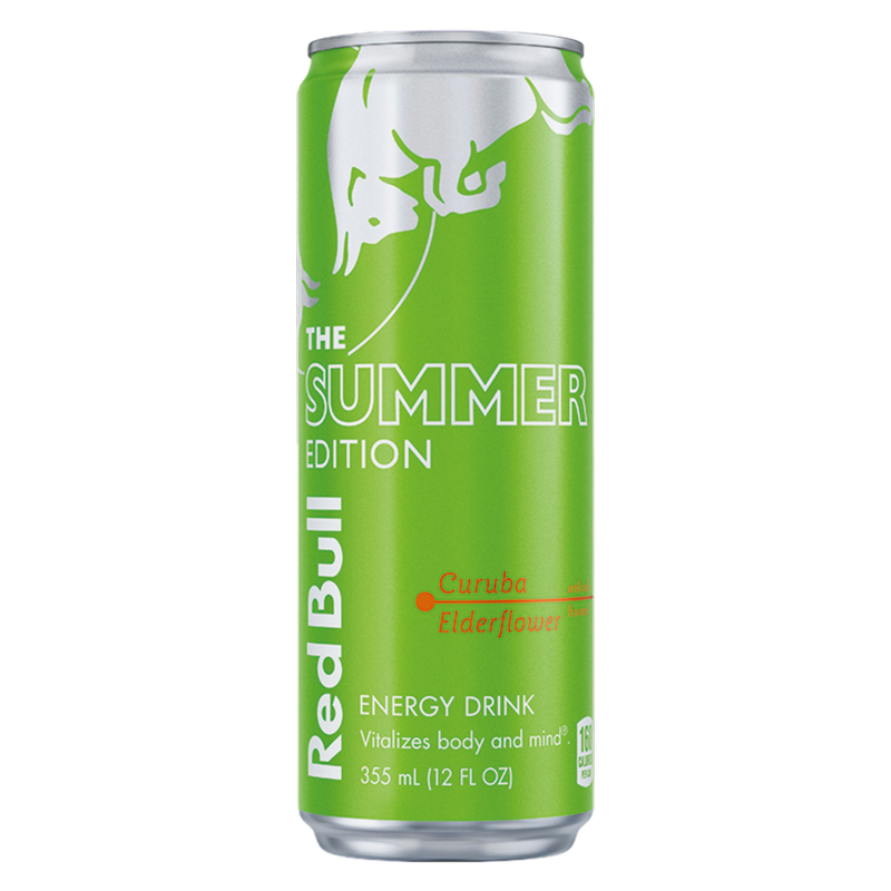 Red Bull Energy Drink Summer Ed. Curuba Elderflower, 12 Fl Oz Can