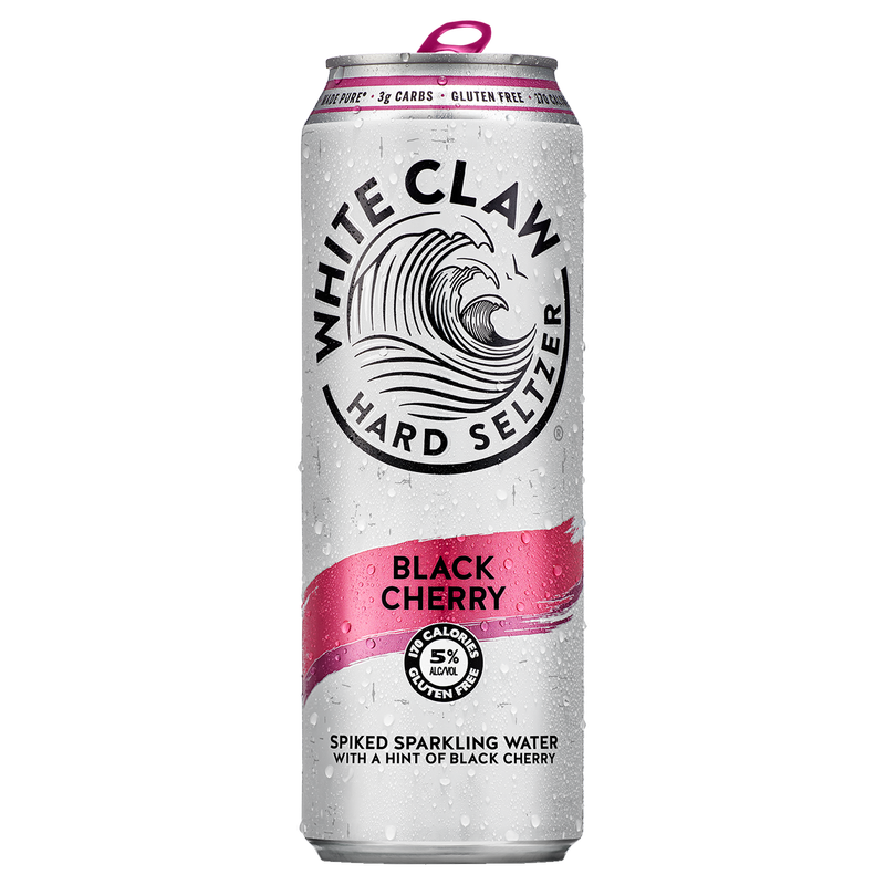White Claw Black Cherry Single 24oz Can 5% ABV