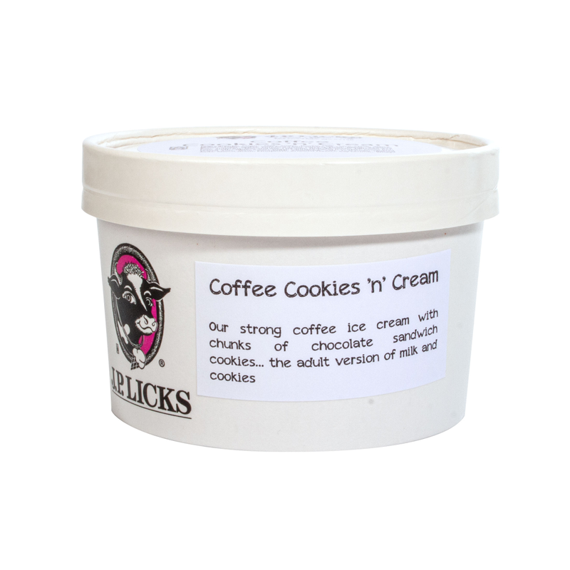 J.P. Licks Coffee Cookies & Cream Ice Cream Pint 16oz