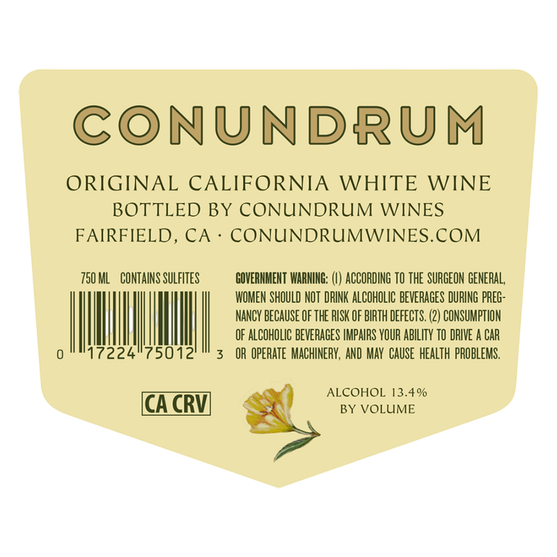 Conundrum White Blend 750ml 13.50% ABV