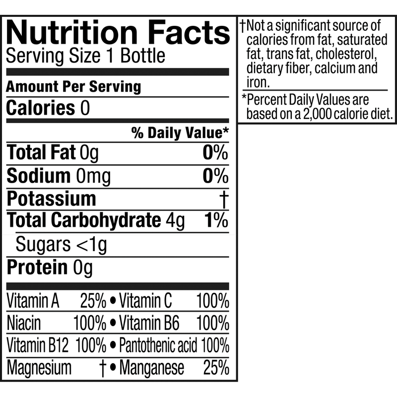 Vitamin Water Zero Sugar XXX 20oz Btl