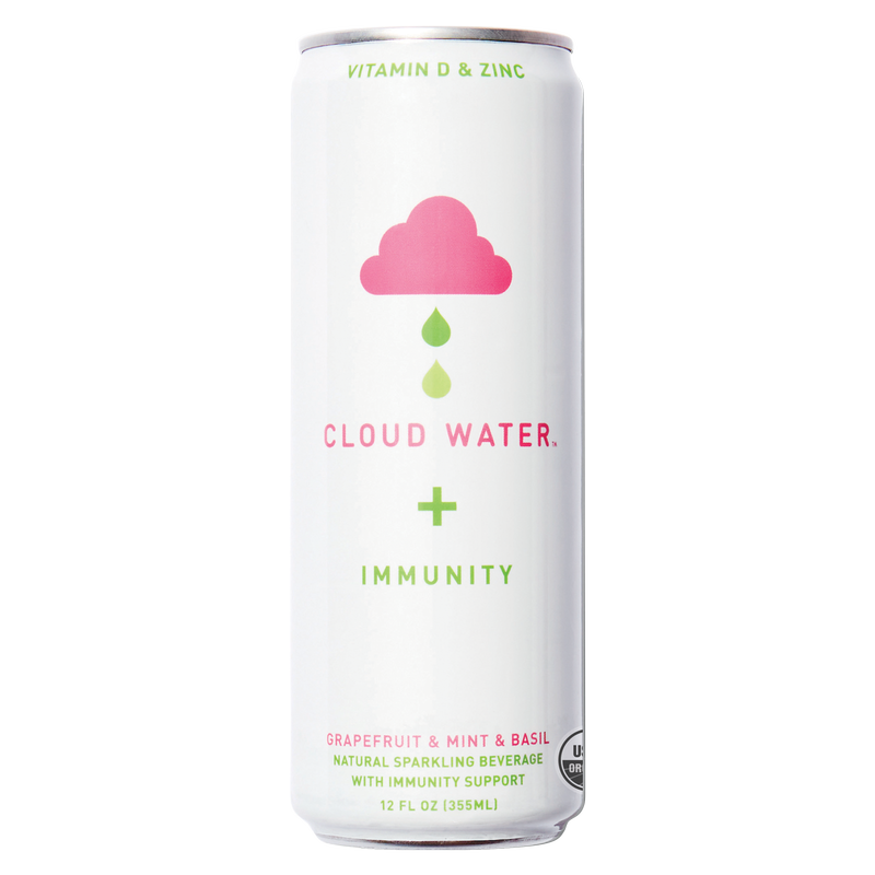 Cloud Water + IMMUNITY Grapefruit & Mint & Basil 12 oz can