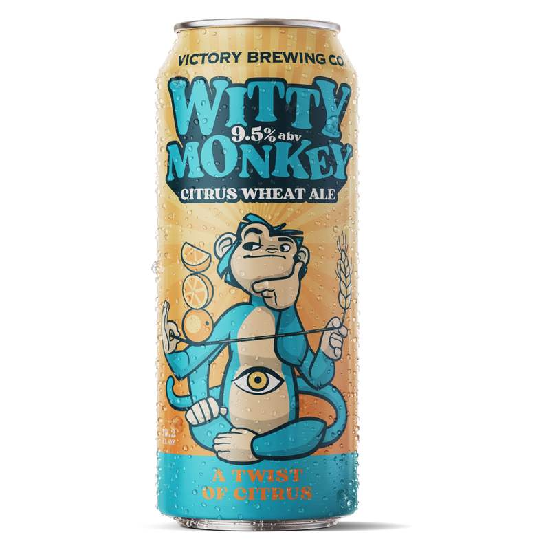 Victory Witty Monkey 19.2oz Can  9.5% ABV