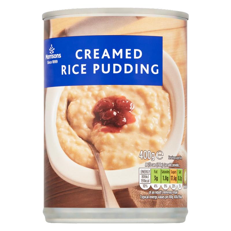 Morrisons Creamed Rice Pudding, 400g