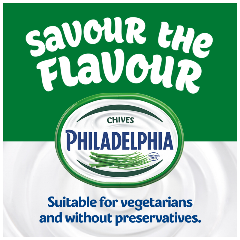 Philadelphia Chives Soft Cheese, 165g