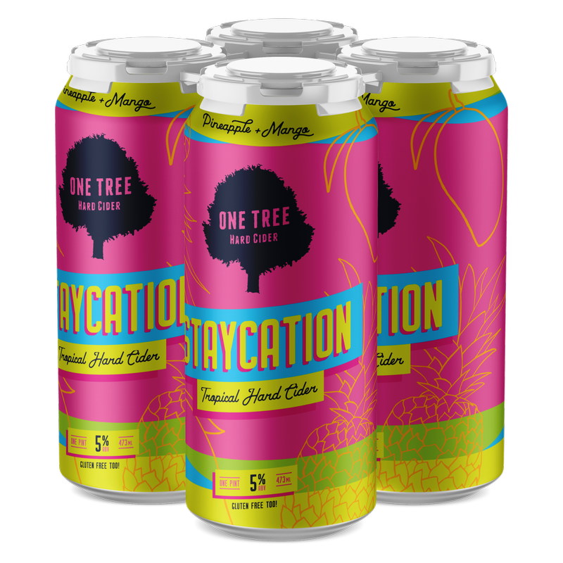 One Tree Staycation Cider 4pk 16oz Can