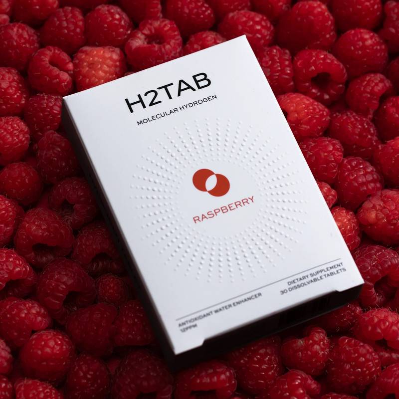 H2Tab Molecular Hydrogen Tablets, Raspberry, 1.6oz