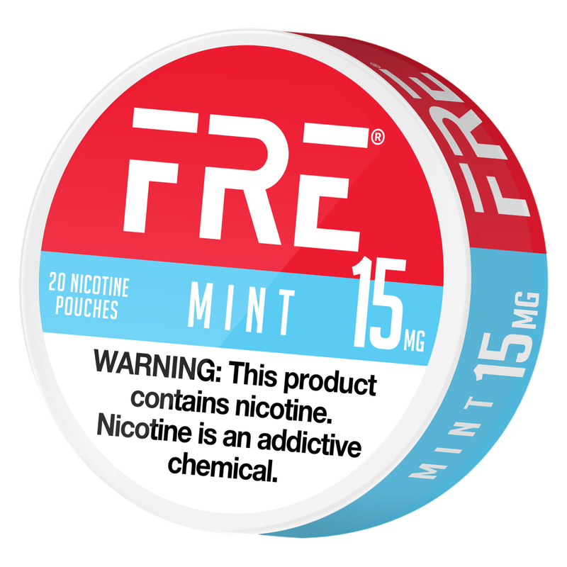 FRE Mint Nicotine Pouches, 15mg