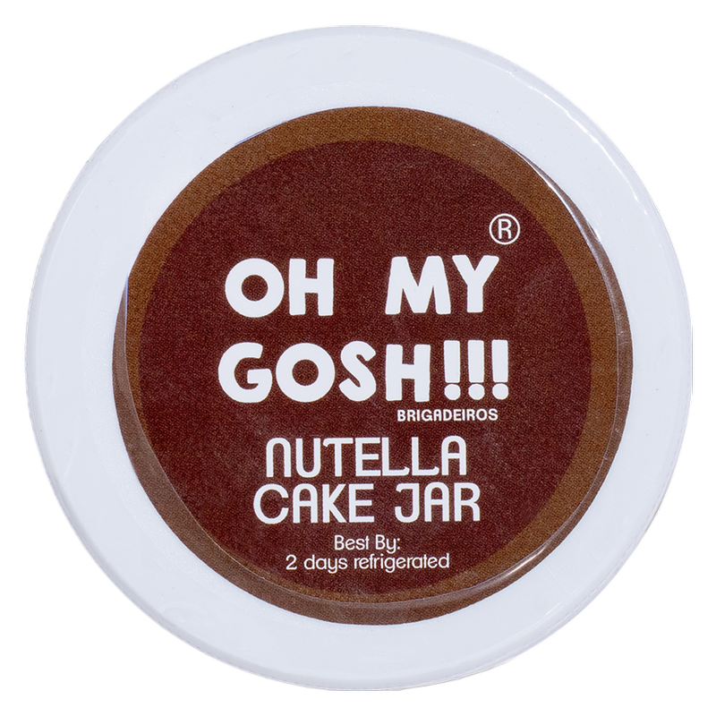 OMG! Brigadeiros Nutella Cake in a Jar 6oz