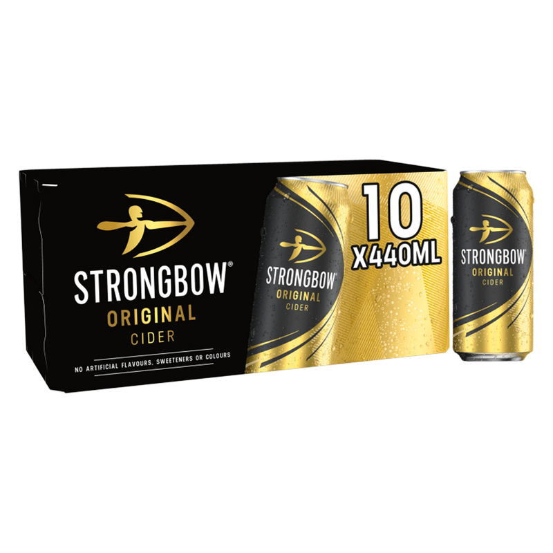 Strongbow Original Cider, 10 x 440ml