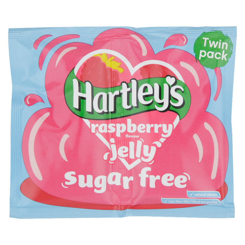Hartley's Raspberry Jelly Sugar Free, 2 x 11.5g