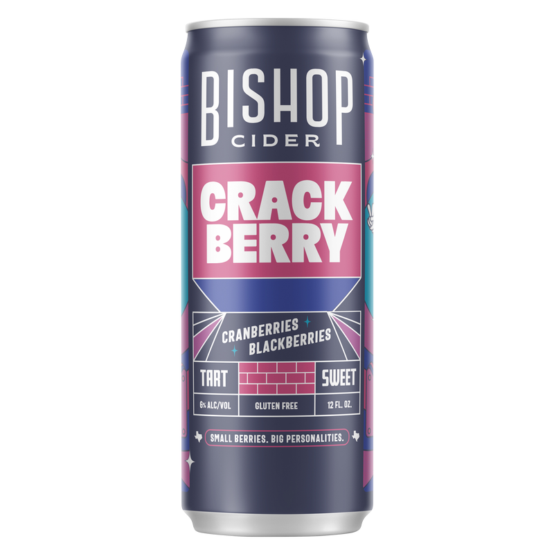 Bishop Cider Crackberry 6pk 12oz Can 6% ABV