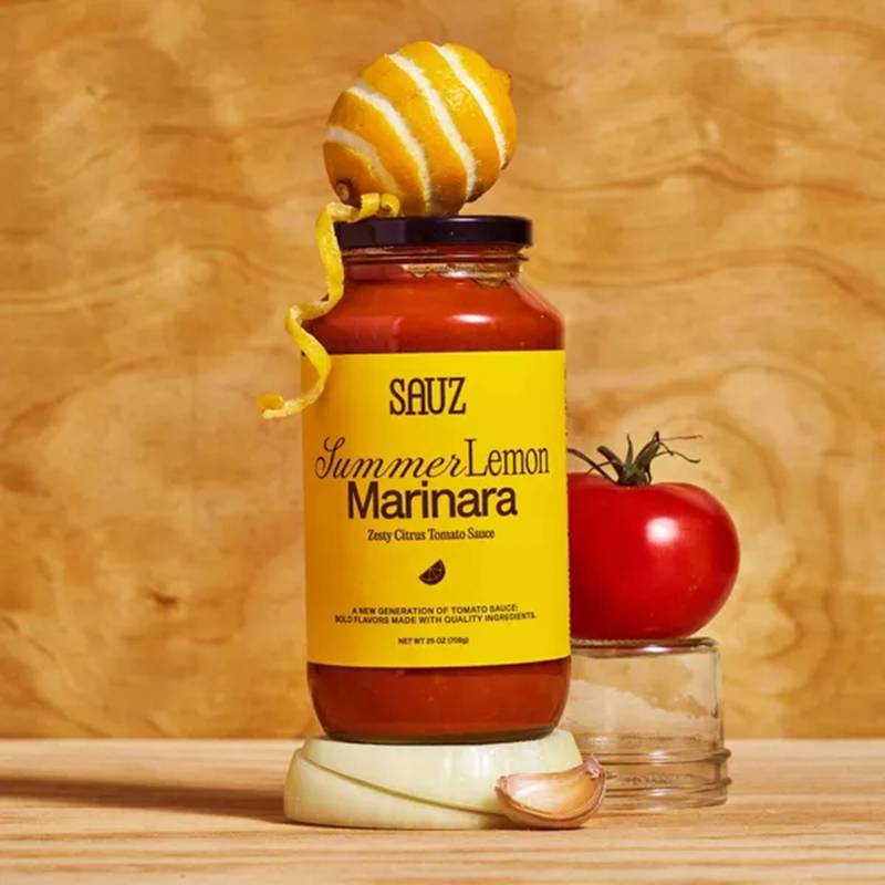 Sauz Summer Lemon Marinara Pasta Sauce, 25oz. 