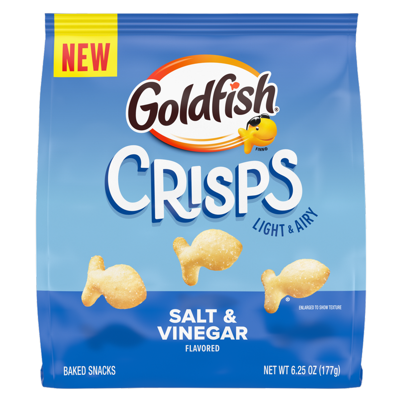 Goldfish Crisps Salt & Vinegar 6.25oz