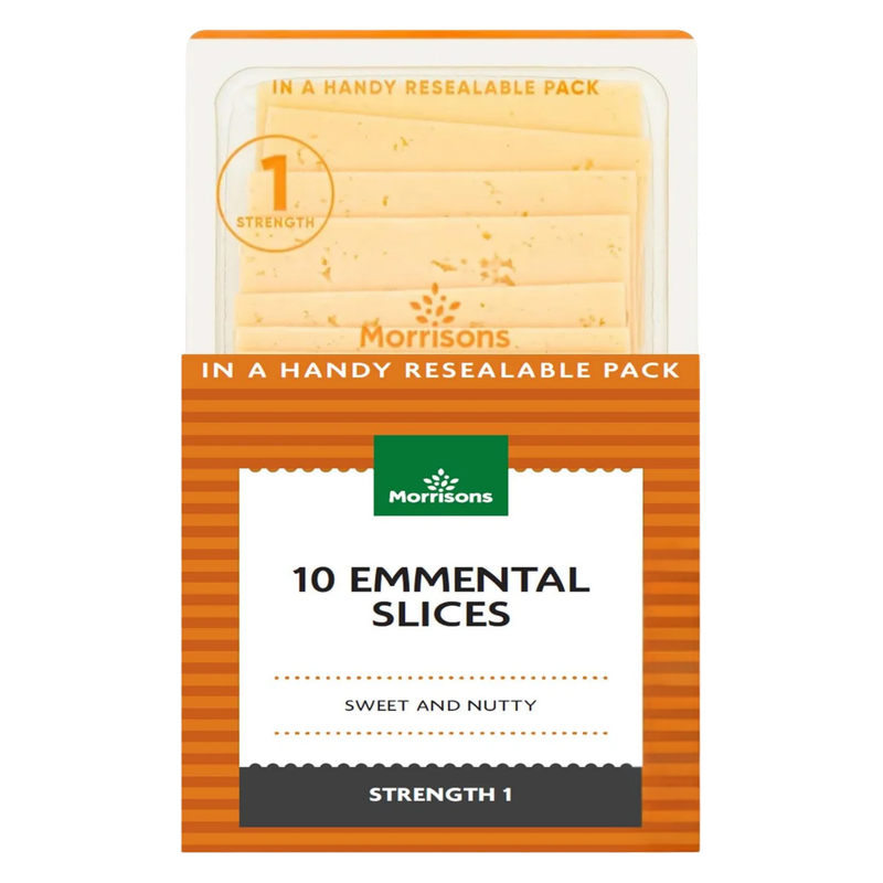 Morrisons Emmental Slices, 250g