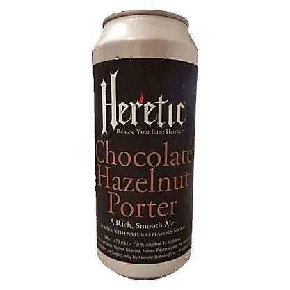 Heretic Brewing Chocolate Hazelnut Porter 4pk 16oz Can