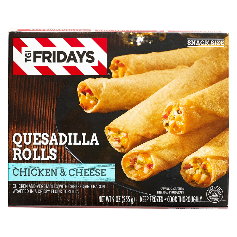 TGI Friday's Chicken & Cheese Quesadilla Rolls 9oz