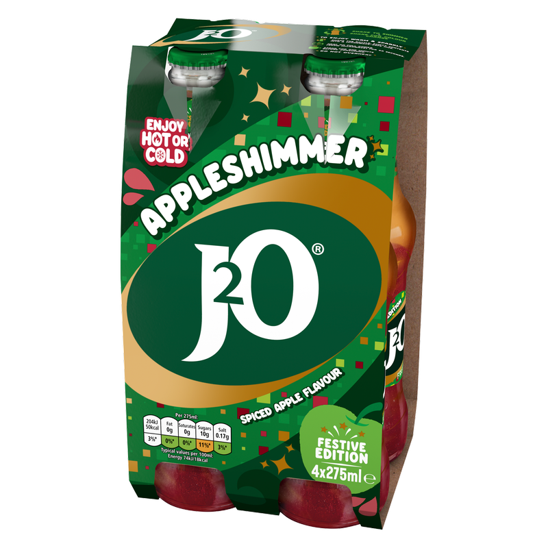 J2O Apple Shimmer, 4 x 275ml