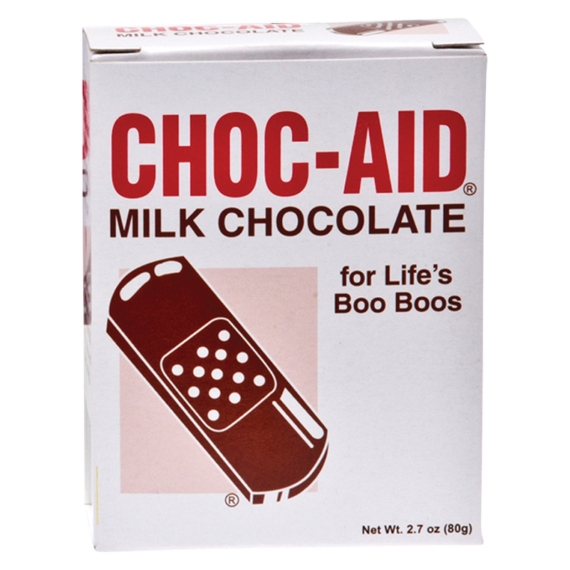 Choc-Aid Milk Chocolate Shape "Bandages" 2.7oz