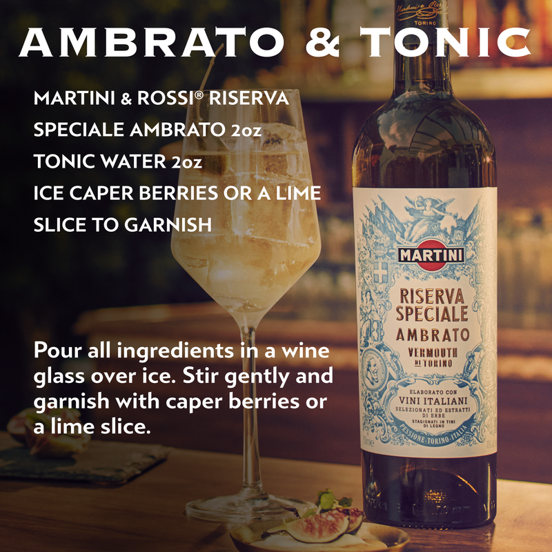 Martini & Rossi Riserva Speciale Ambrato Vermouth 750ml 18% ABV