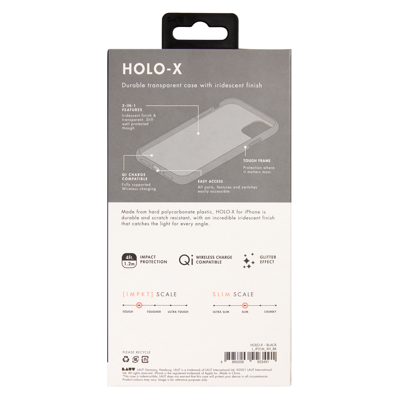 Laut Holo X Crystal iPhone 13 Pro Case Black