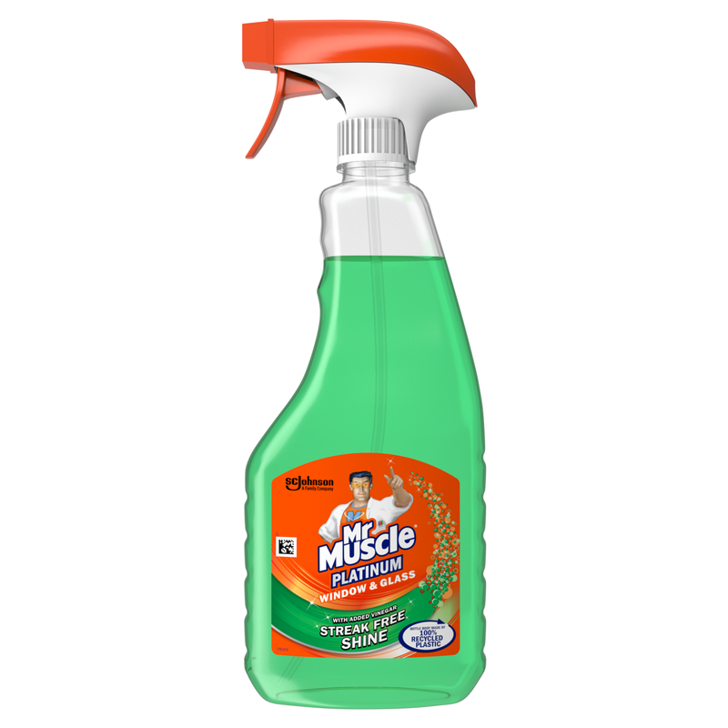Mr Muscle Platinum Window and Glass Trigger, 500ml