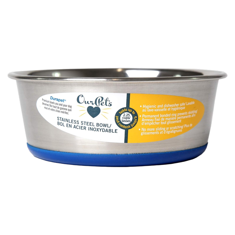 Durapet Pint Stainless Steel Dog Bowl 1.2 pint