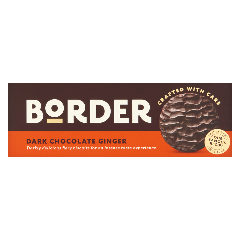 Border Biscuits Dark Chocolate Ginger, 150g