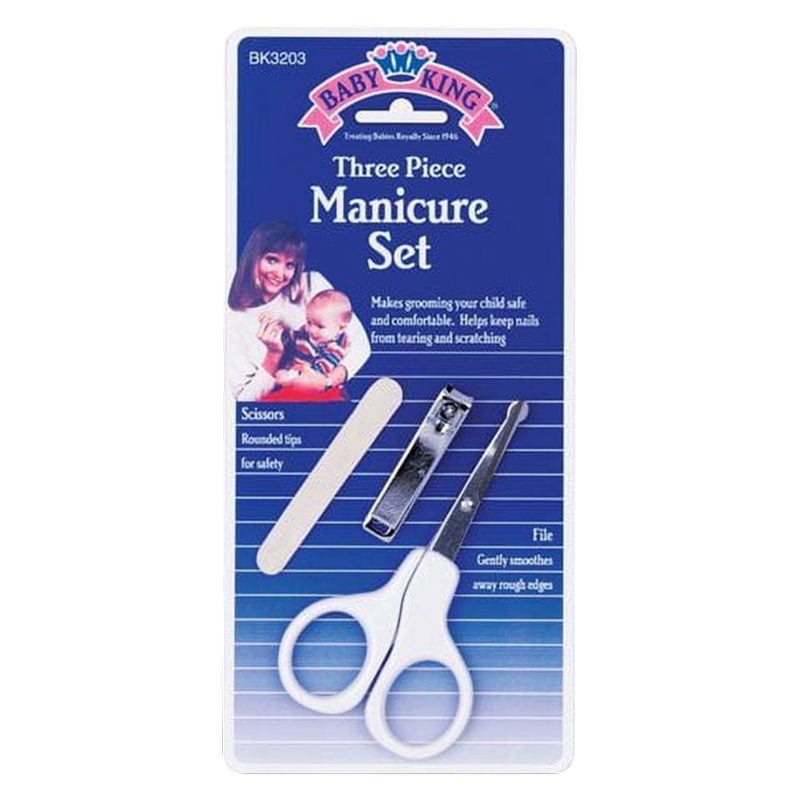 BabyKing Three Piece Baby Manicure Set