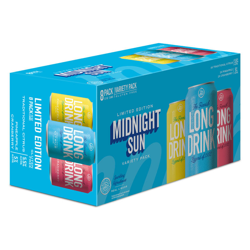 Long Drink Midnight Sun 8pk 12oz Cans 5.5% ABV