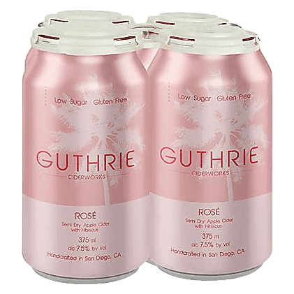 Guthrie CiderWorks Rose Cider 4pk 12oz Can