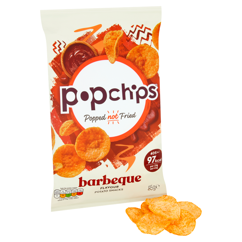 Popchips Barbeque, 85g : Snacks fast delivery by App or Online