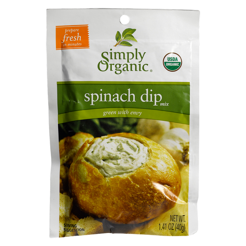 Simply Organic Spinach Dip