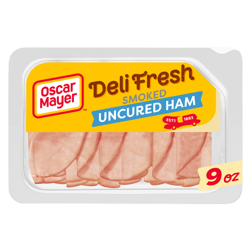 Oscar Mayer Deli Fresh Smoked Uncured Ham Sliced Lunch Meat - 9oz