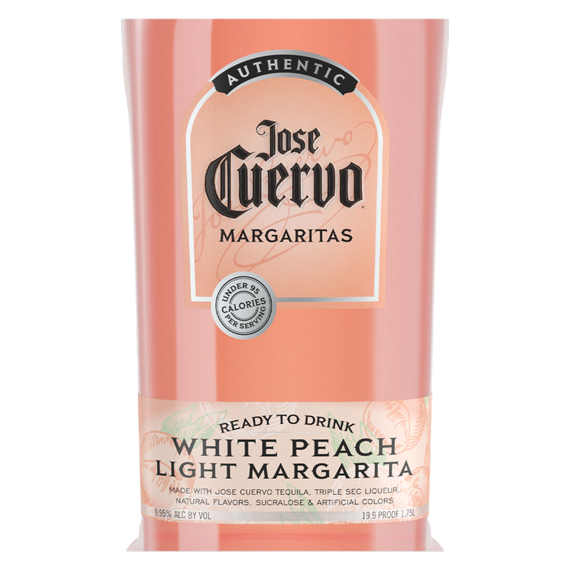Jose Cuervo Authentic White Peach Light Margarita 1.75L 9.95% ABV