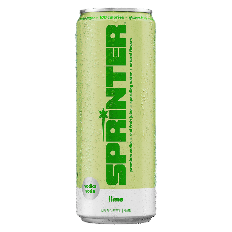 Sprinter Vodka Soda Lime 12oz Can 4.5% ABV