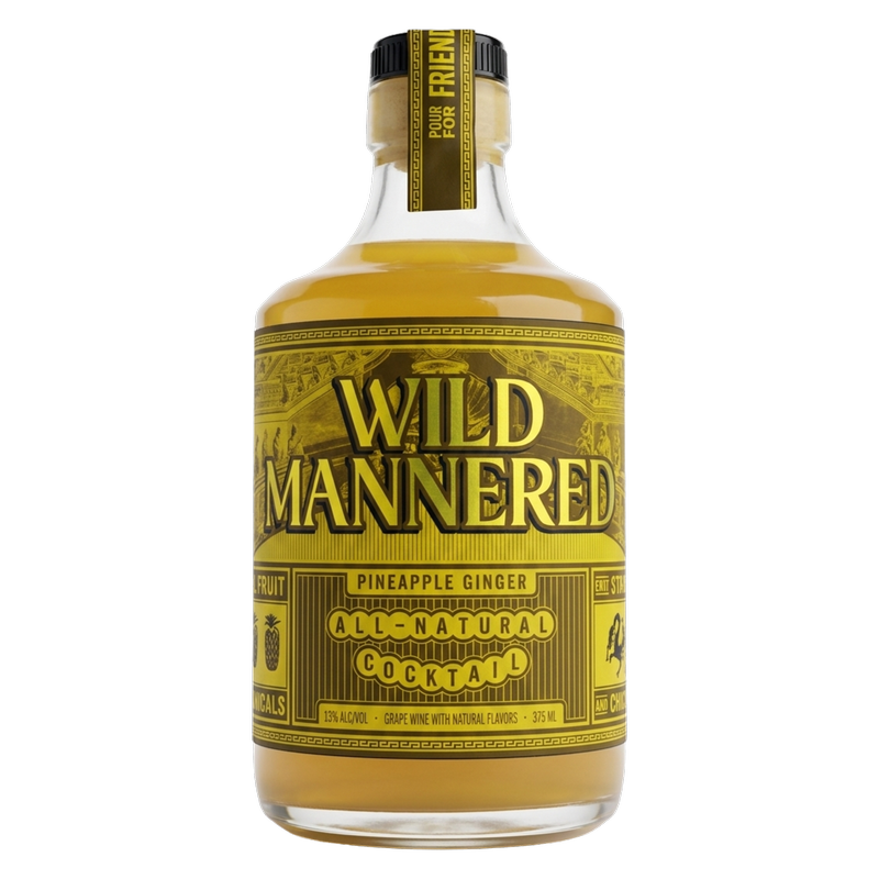 Wild Mannered Pineapple Ginger Cocktail 375ml