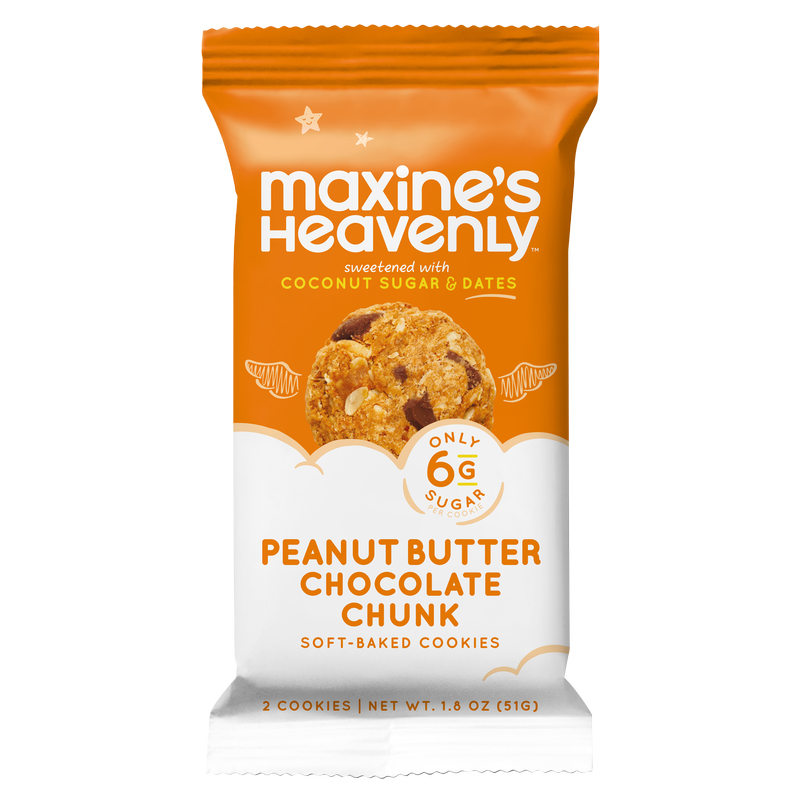 Maxine's Heavenly Peanut Butter Chocolate Chunk Cookies 1.8 oz Snack Pack