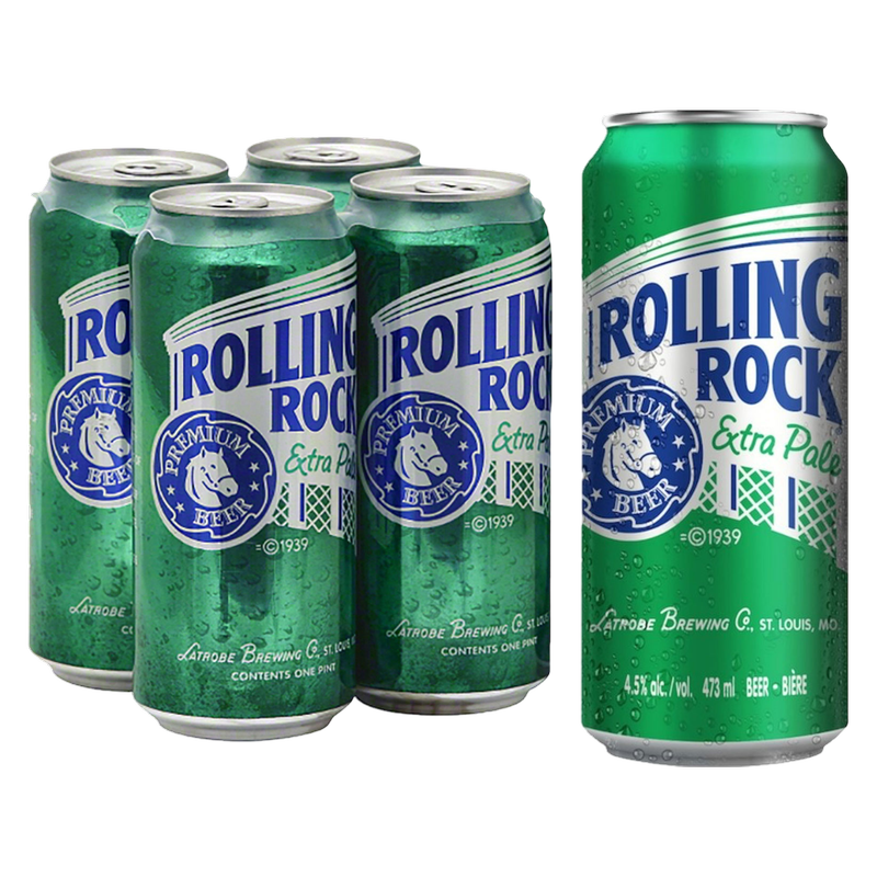 Rolling Rock 4pk 16oz Can 4.4% ABV